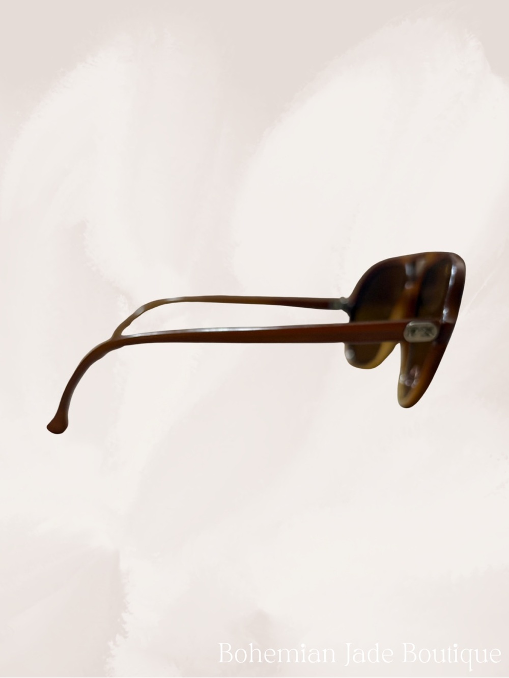 Vintage Vuarnet Brown Aviator Sunglasses Made in France 145mm - Picture 5 of 7